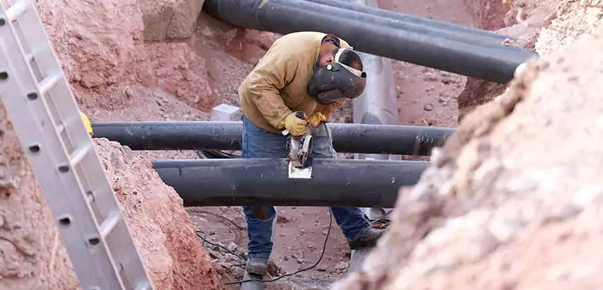 Cast Iron Sewer Pipe Replacement in Franklin Park